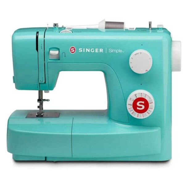 Sewing machine for beginners - Vintage style teal Singer 3223